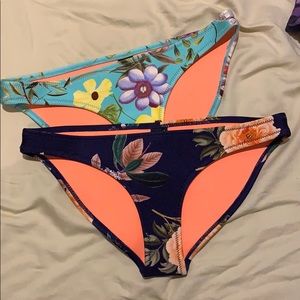 2 Authentic Triangl Neoprene Bikini Bottoms